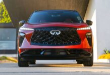 Infiniti QX65 Autograph del 2027, con un elegante diseño exterior